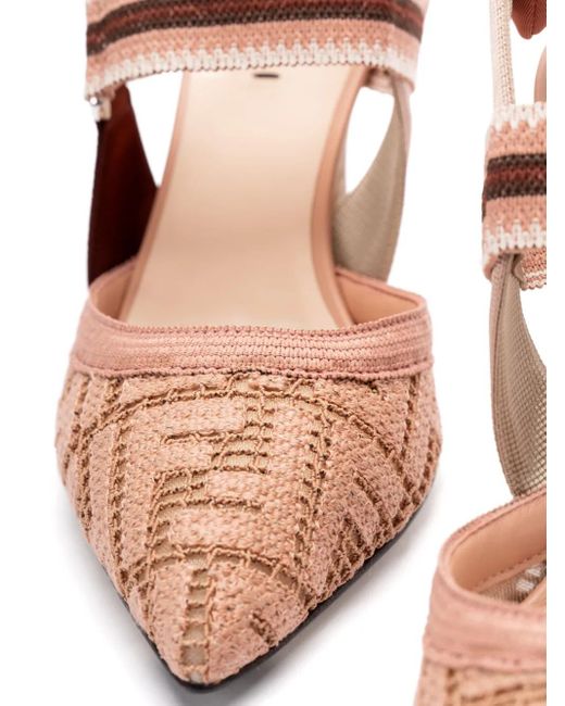 Fendi Pink Colibri Pumps 85mm