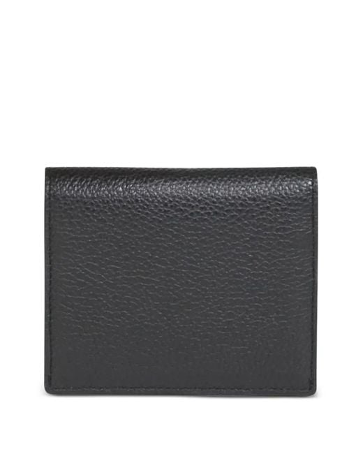 Totême Black Grained-Leather Wallet