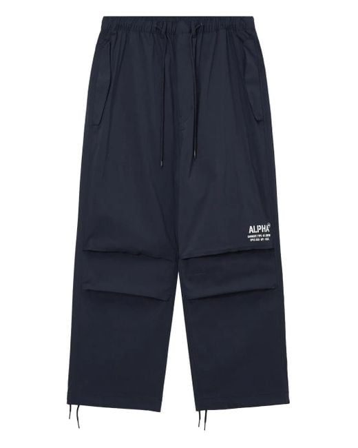 Pantalones a capas con cordón Alpha Industries de hombre de color Blue