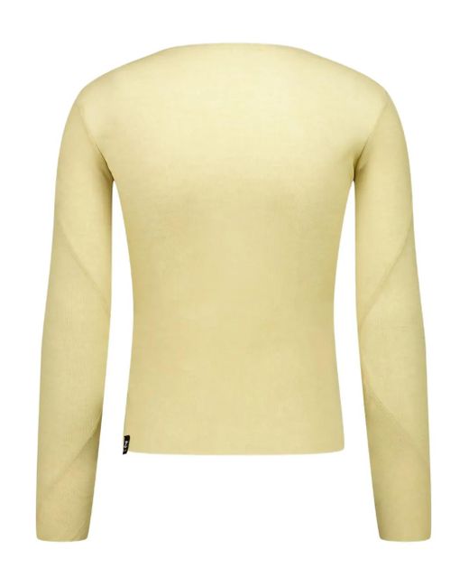 JORDANLUCA Yellow Blues Long-Sleeve Top