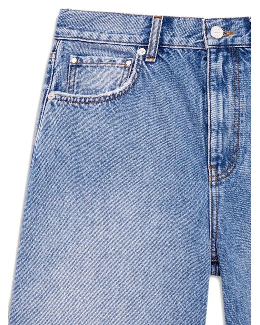 Anine Bing Blue Jasper Denim Shorts