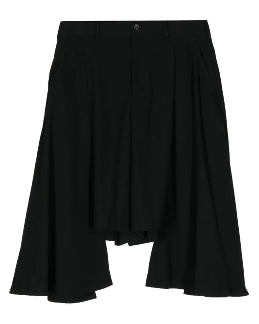 Comme des Garçons Drapierte Shorts aus Wolle in Black für Herren