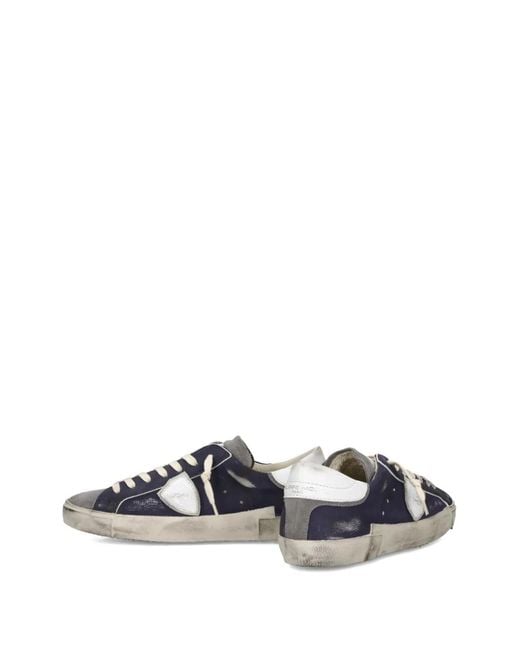 Philippe Model Blue Prsx Low Sneakers for men