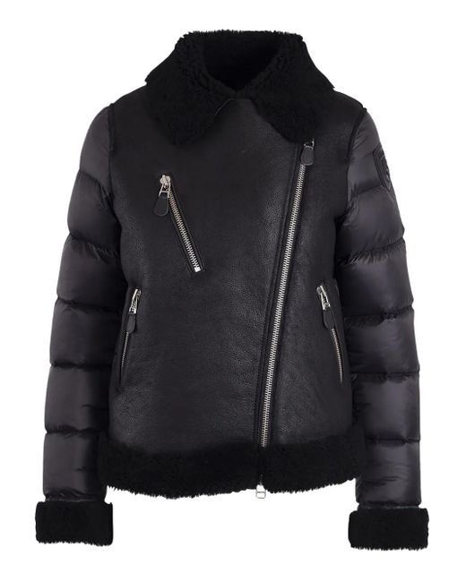 Piumino Con Inserti di Blauer in Black