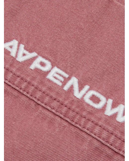 Aape By A Bathing Ape Pink Patch Pocket Shirt for men