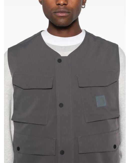 Carhartt Gray Multi-Pocket Vest for men