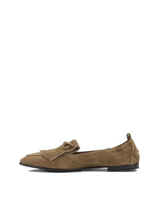 Pomme D ́Or Brown Grace Loafers