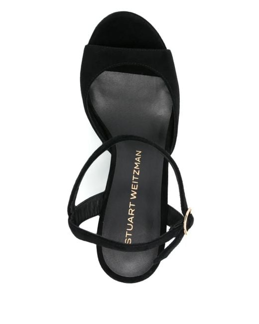 Stuart Weitzman Black Dayna Ii Sandals