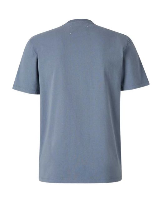 Maison Margiela Brown Short Sleeve T-Shirt With Four Stitches for men