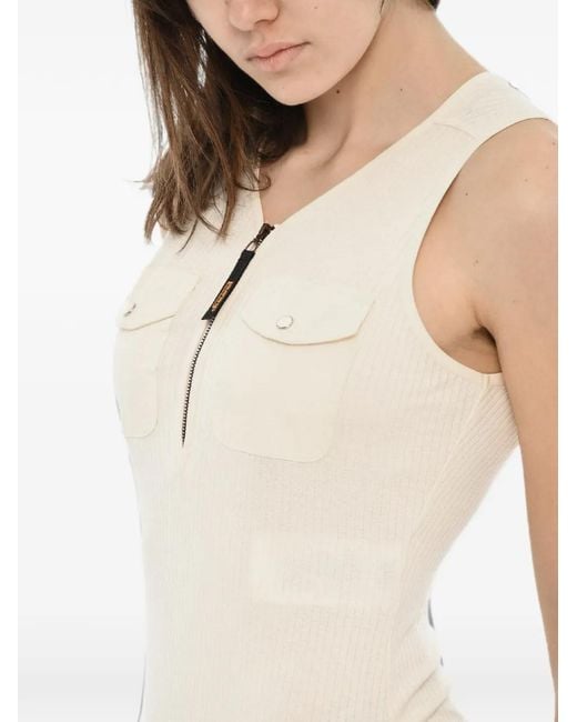 DIESEL Natural T-Bordet Ribbed Bodysuit