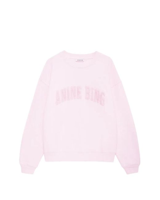 Anine Bing Pink Spencer Sweatshirt