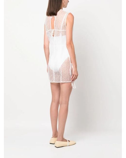 Jacquemus White La Robe Minidress