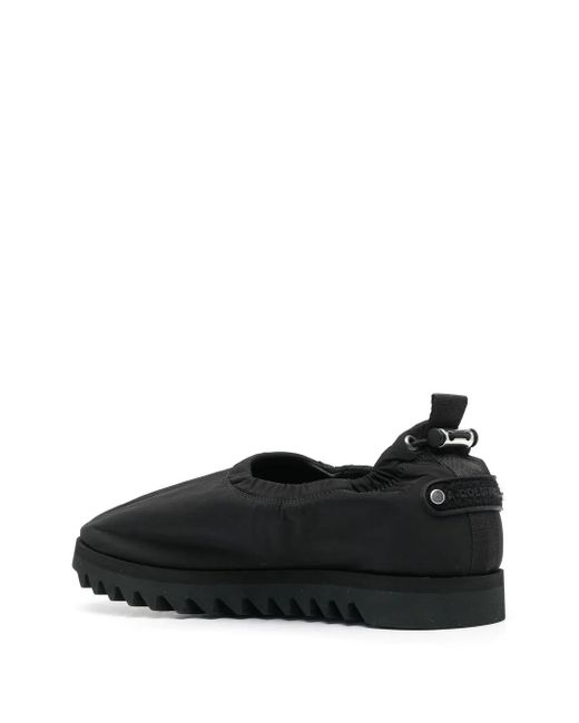 A_COLD_WALL* Black Drawstring Slip-On Sneakers for men