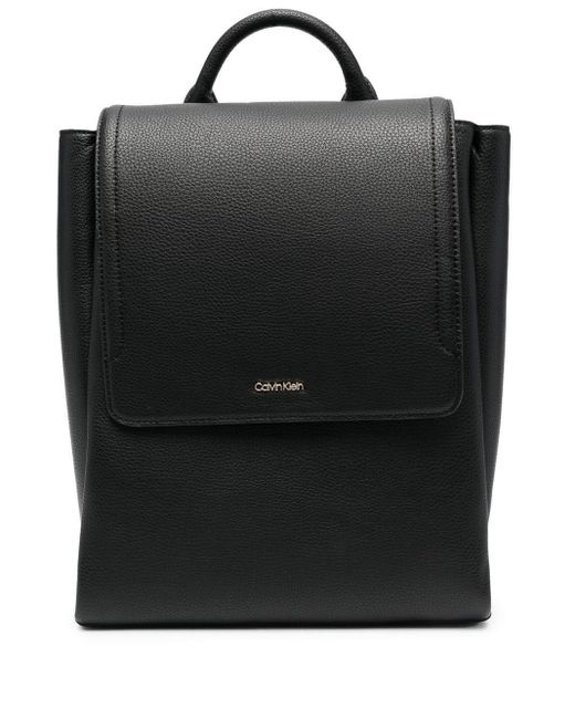 Calvin Klein Elevated Fauxleather Backpack in Black Lyst