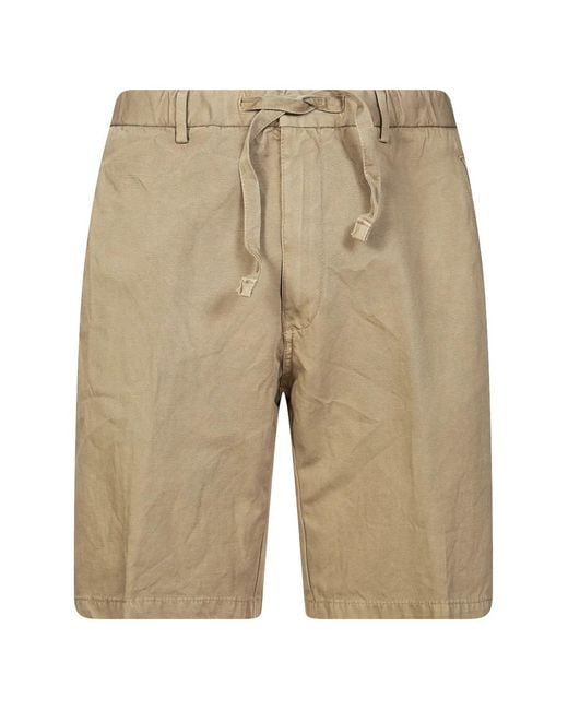Briglia 1949 Natural Short En Coton À Lien De Resserrage for men