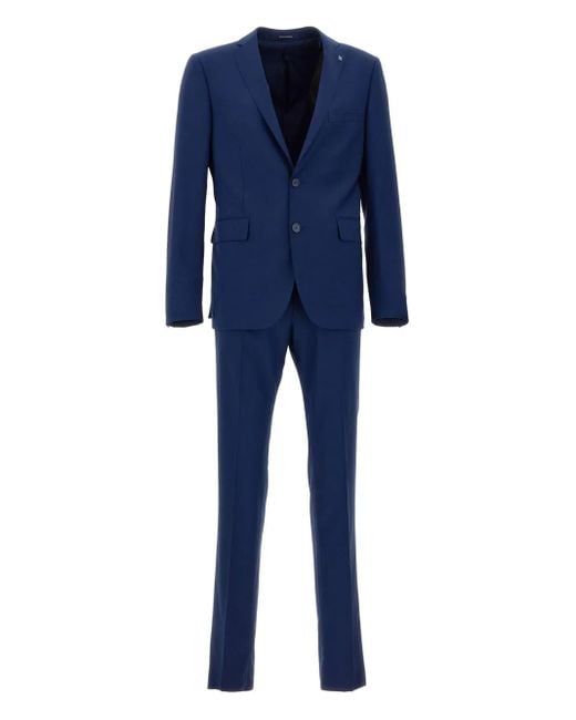 Tagliatore Blue Fresh Suit for men