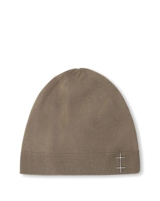 HELIOT EMIL Brown Fresnel Beanie Hat