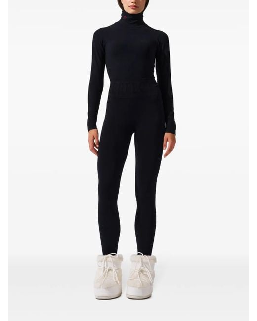 Perfect Moment Blue Seamless Thermal Leggings