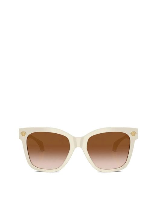 Versace White Medusa Head Sunglasses