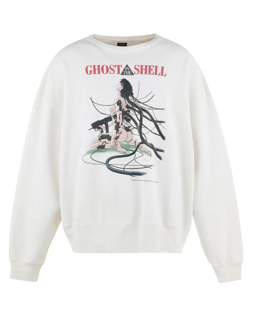 SAINT Mxxxxxx Sweatshirt mit grafischem Print in White für Herren