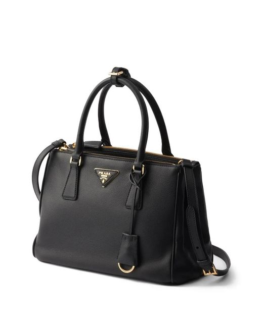 Prada Black Medium Galleria Tote Bag
