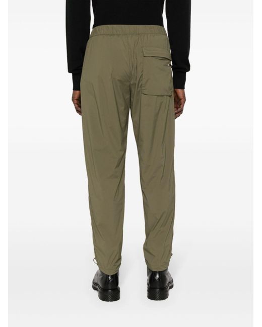 Herno Green Tapered Leg Trousers for men