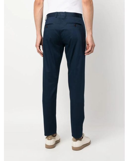 Moorer Blue Montale-We Tailored Trousers for men