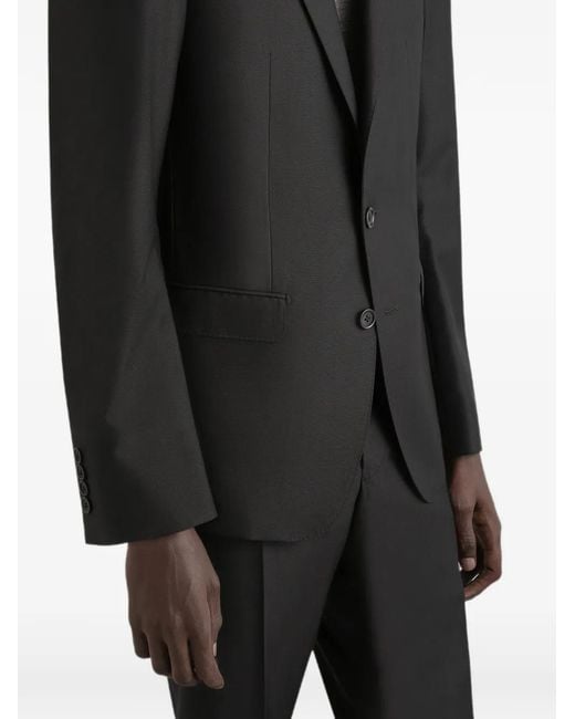 Dolce & Gabbana Black Martini Shawl-Collar Suit for men