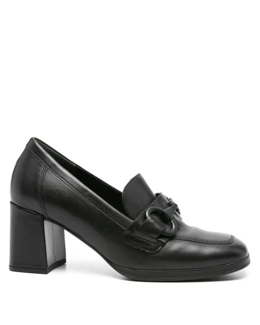 Gabor Black 60Mm Chain-Detail Pumps