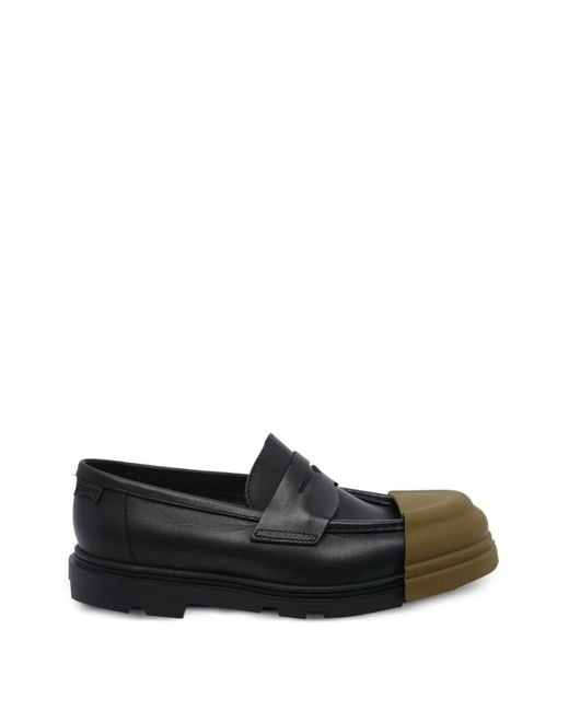 Camper Black Removable Toe Loafers for men