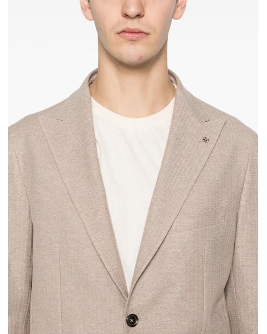 Tagliatore Natural Two-Button Blazer for men