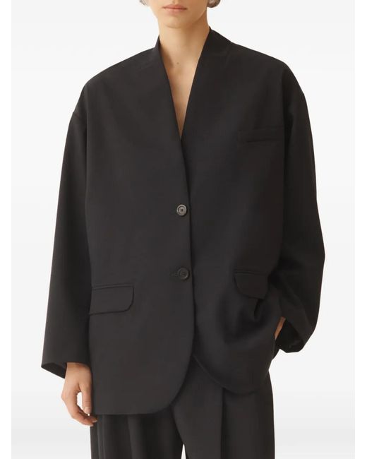 Fabiana Filippi Black Buttoned Jacket