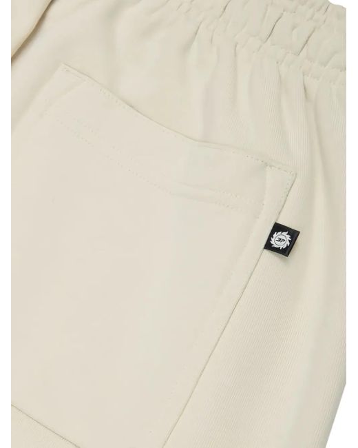 BROKEN PLANET White Star-Graphic Straight Track Pants for men