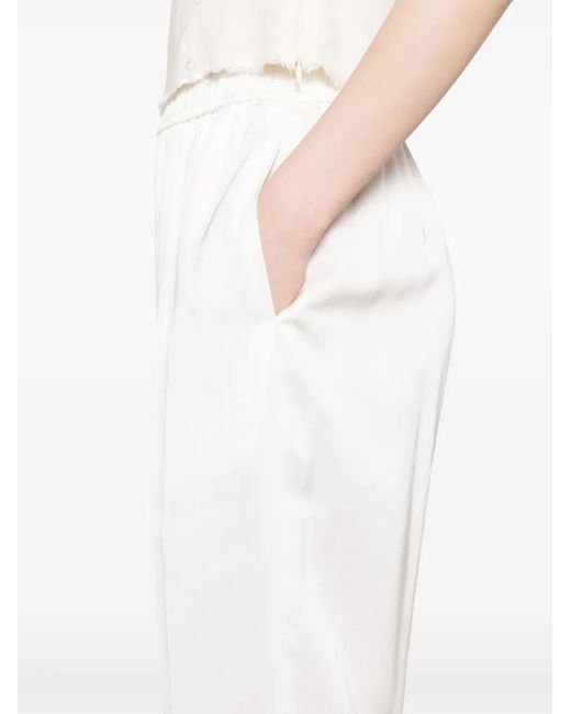 Goen.J White Straight Trousers