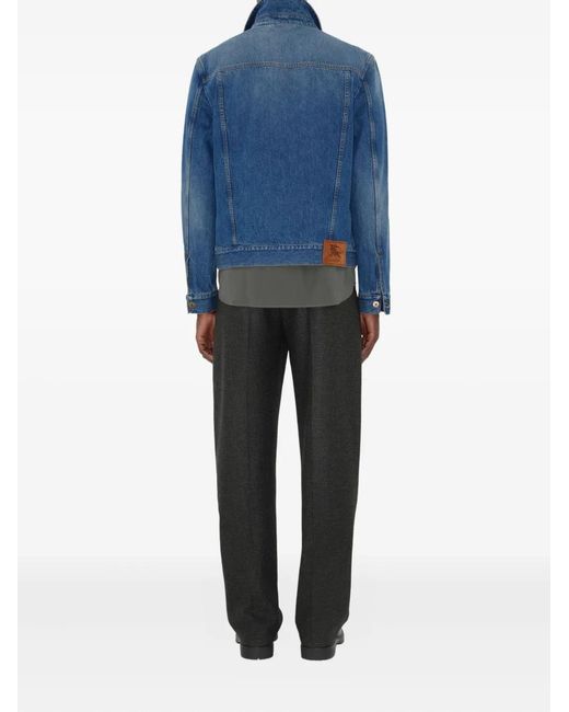 Burberry Blue Denim Jacket for men
