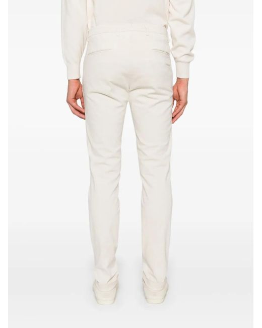 Briglia 1949 White Tapered Chinos for men