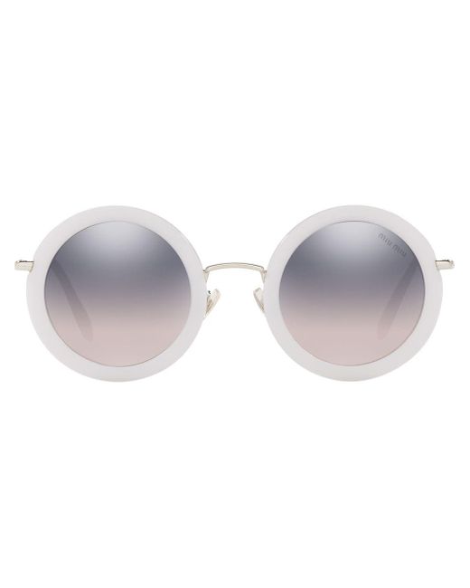 Miu Miu White 'Délice' Sonnenbrille
