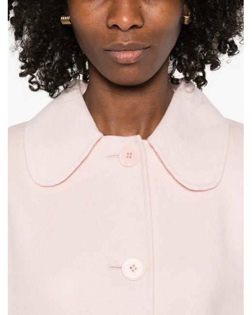 Max Mara Pink Outerwears