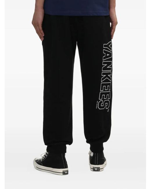 KTZ Black Yankees-Logo Track Pants for men