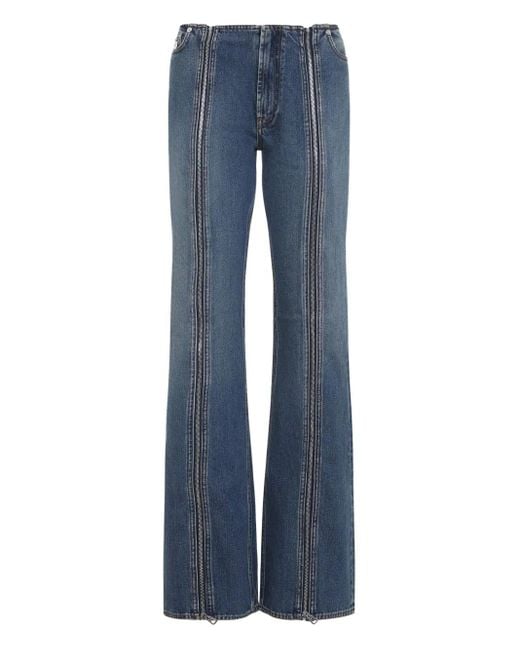 Jean Paul Gaultier Zip-detail Jeans Blue