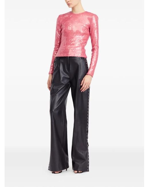 16Arlington Pink Tanith Sequin Top