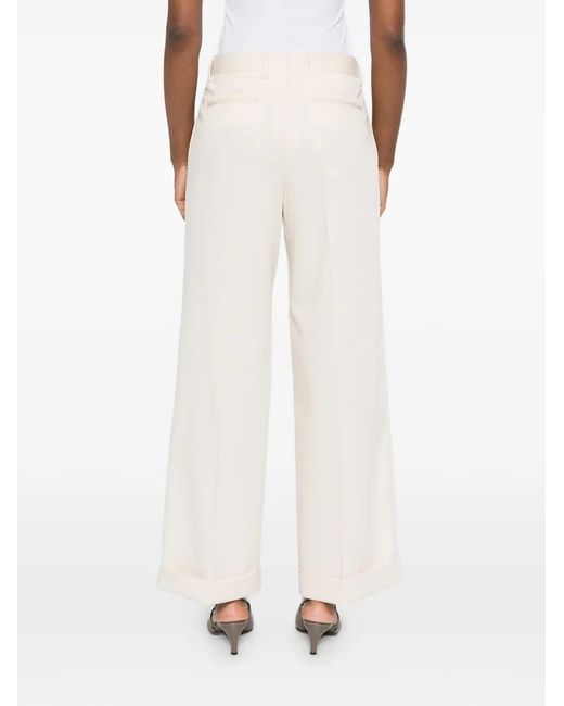L.b.m. 1911 White Rolled-Cuff Trousers