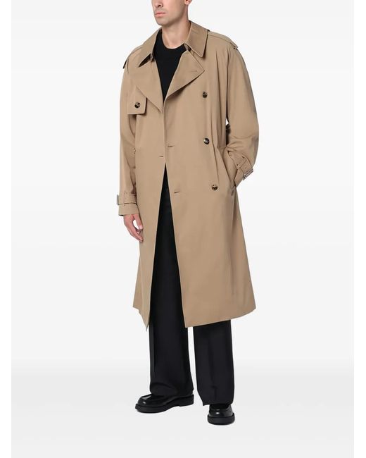 Burberry Natural Gabardine-Weave Trench Coat for men