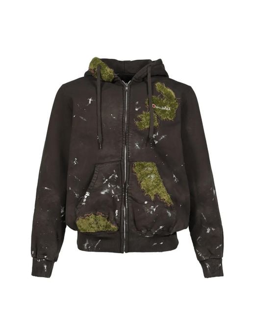 Doublet Black Zip-Up Hoodie