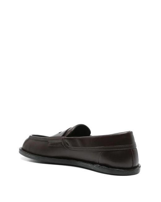 Moschino Gray Desert College Loafers for men