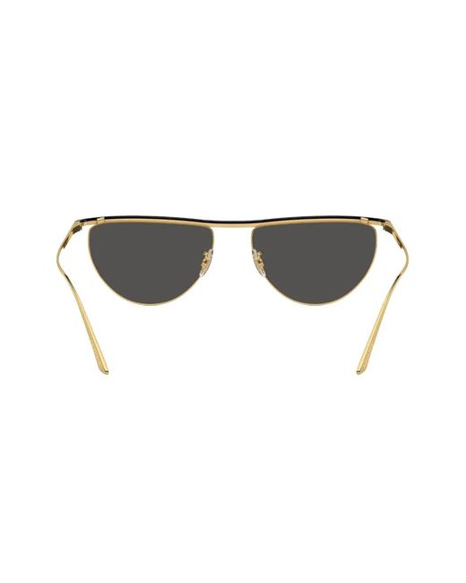 Oliver Peoples Black 1984C Round-Frame Sunglasses