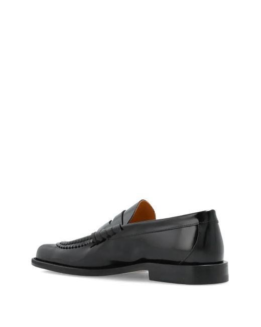 Vivienne Westwood Black Coin Leather Loafers
