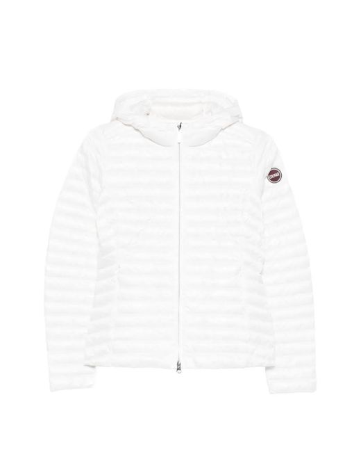 Colmar White Hooded Padded Jacket