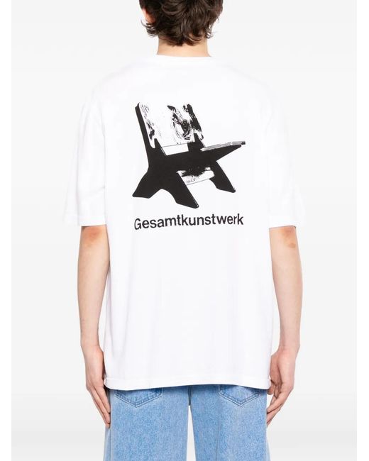 OAMC White Logo T-Shirt for men