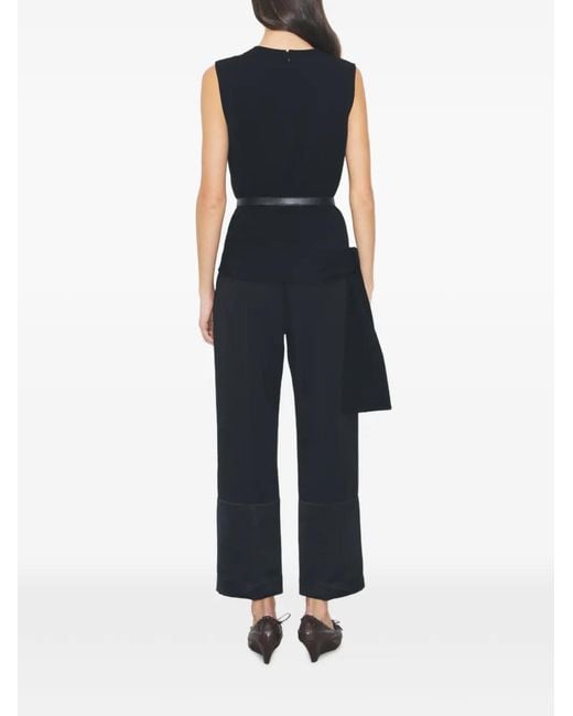 Tory Burch Black Wrap Top